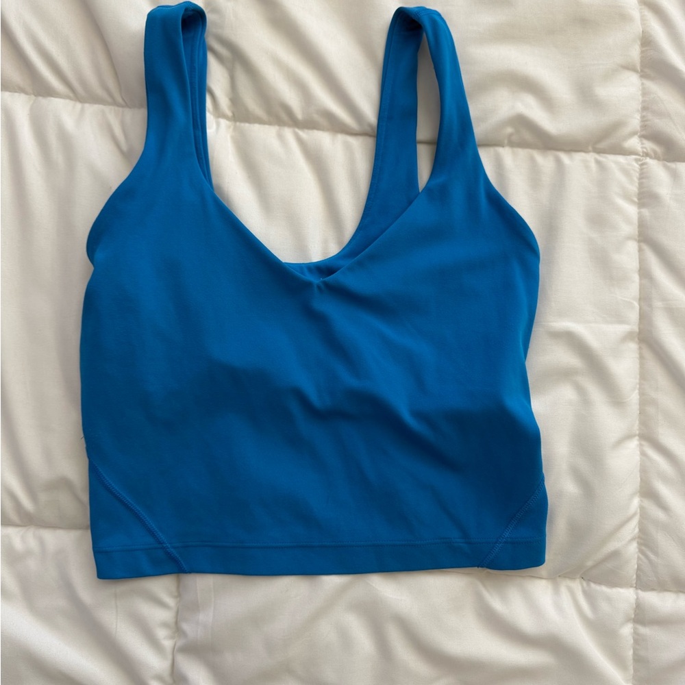 Lululemon Athletica Blue Tank Top Racerback